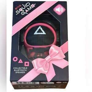 Squid Game Collectible Bluetooth Speaker - Pink -Masked Soldier